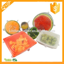 Reutilizável Melhor Silicone Food Cover Set of 6